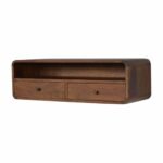Forma Floating Open Console — Chestnut — product photograph