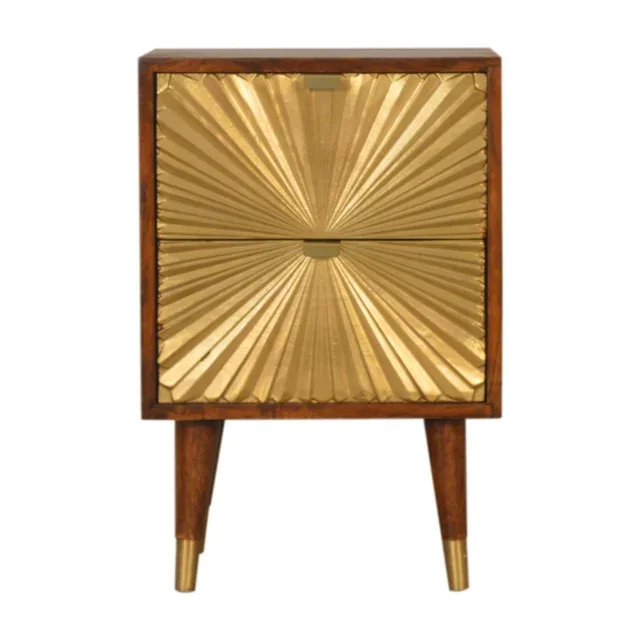 Mila Gold Bedside — Chestnut — alternate view