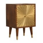 Mila Gold Bedside — Chestnut — product photograph