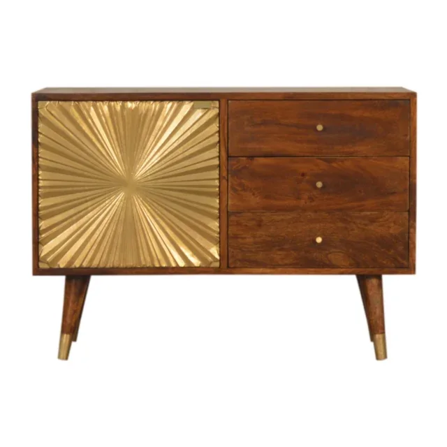 Mila Gold Sideboard — Chestnut — alternate view