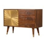 Mila Gold Sideboard — Chestnut — product photograph