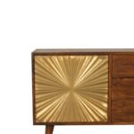 Mila Gold Sideboard — Chestnut — product photograph