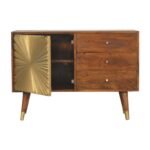 Mila Gold Sideboard — Chestnut — product photograph