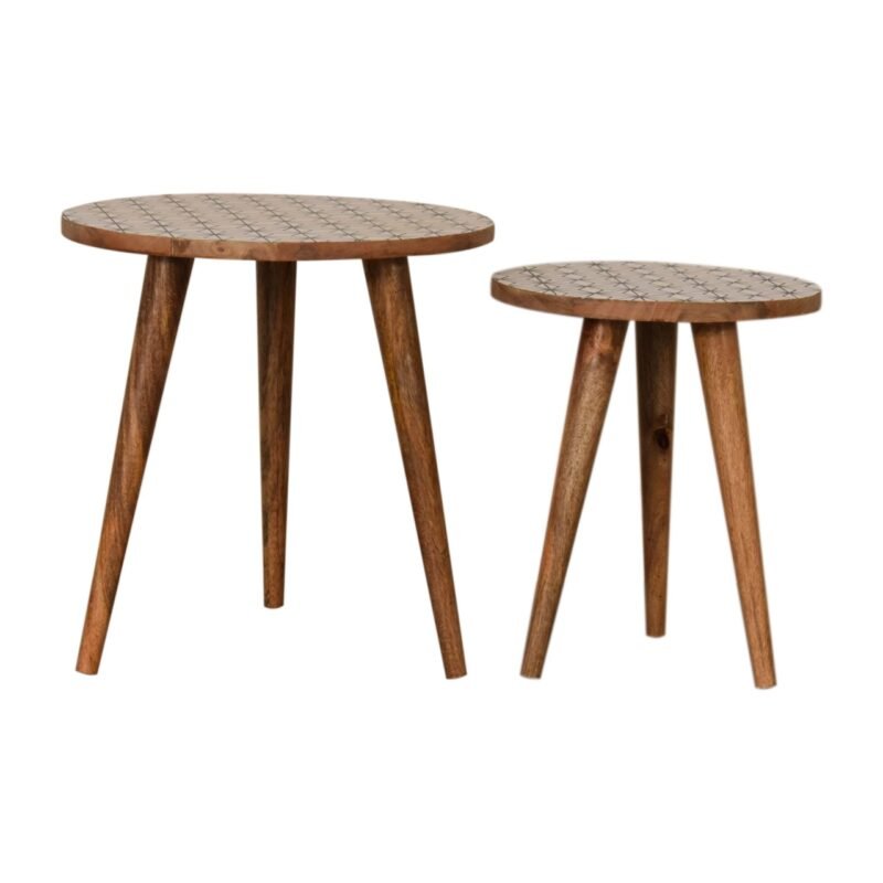 Nord Nesting Stools — Set of Two — alternate view