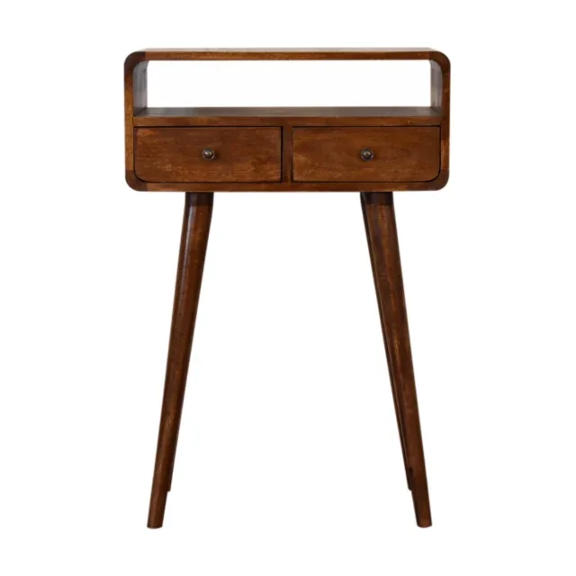 Forma Petite Console Table — Chestnut — alternate view