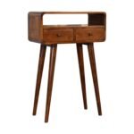 Forma Petite Console Table — Chestnut — product photograph