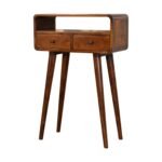 Forma Petite Console Table — Chestnut — product photograph