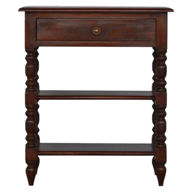 Forma Turned Occasional Table — Chestnut — alternate view