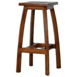 Nord Solid Wood Bar Stool — product photograph