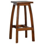 Nord Solid Wood Bar Stool — product photograph