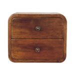 Forma Floating Petite Bedside — Chestnut — product photograph