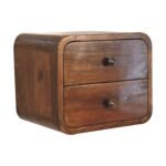 Forma Floating Petite Bedside — Chestnut — product photograph
