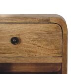 Forma Petite Floating Open Bedside — Natural — product photograph