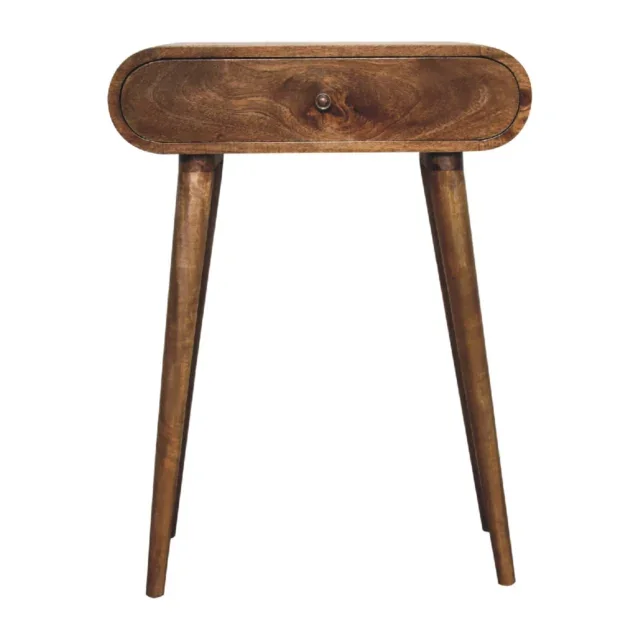 Lunden Petite Grey Console Table — Grey Washed — alternate view