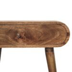 Lunden Petite Grey Console Table — Grey Washed — product photograph