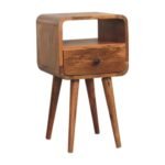 Lina Petite Curve Open Bedside — Natural — product photograph
