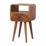Lina Petite Curve Open Bedside — Natural — product photograph
