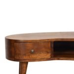 Forma Petite Wave Coffee Table — Chestnut — product photograph