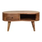 Forma Petite Wave Coffee Table — Natural — product photograph