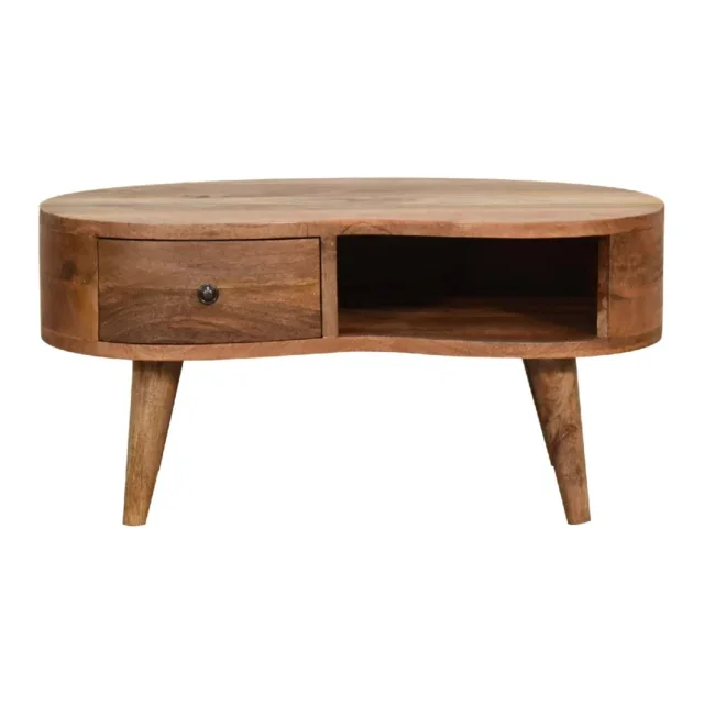 Forma Petite Wave Coffee Table — Natural — alternate view