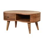 Forma Petite Wave Coffee Table — Natural — product photograph