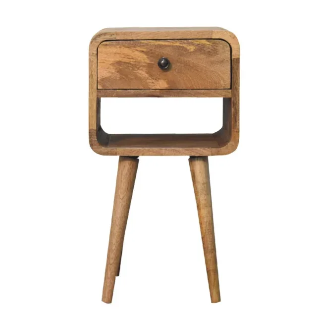 Lina Petite Curve Lower Bedside — Natural · 30 × 55 cm — alternate view