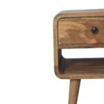 Lina Petite Curve Lower Bedside — Natural · 30 × 55 cm — product photograph