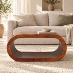 Amaya Curve Coffee Table — styled interior