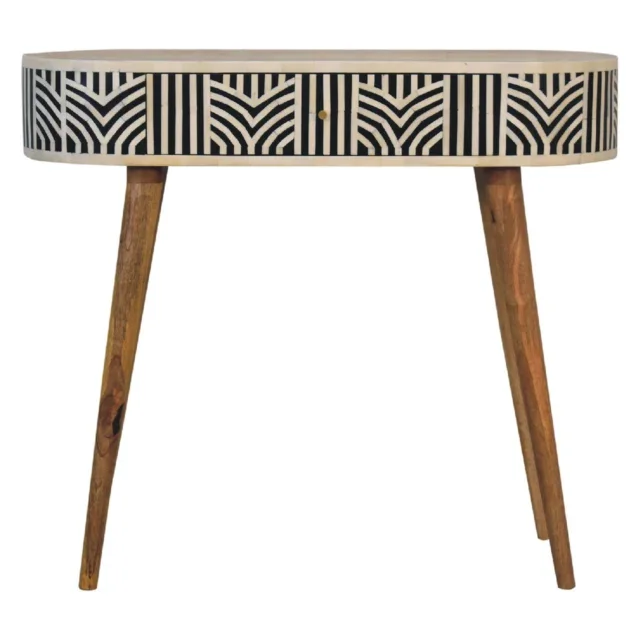 Edda Bone Inlay Console Table — Natural — alternate view