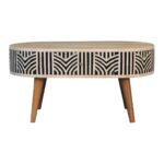 Edda Bone Inlay Coffee Table — Natural — product photograph