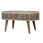 Edda Bone Inlay Coffee Table — Natural — product photograph