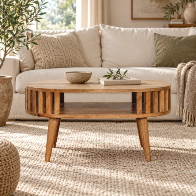 Ariella Open Coffee Table — styled interior