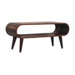 Amaya Compact Coffee Table — Chestnut — product photograph