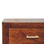 Luca Bedside — Chestnut — product photograph
