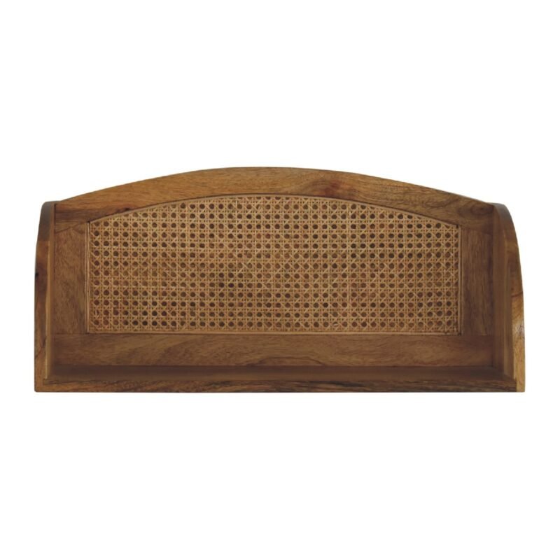 Larissa Rattan Wall Shelf — alternate view