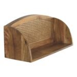 Larissa Rattan Wall Shelf — product photograph