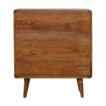 Lina Curved Chest — Chestnut — product photograph