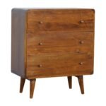 Lina Curved Chest — Chestnut — product photograph