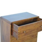 Lina Curved Chest — Chestnut — product photograph
