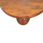 Forma Ball-Leg Coffee Table — Chestnut — product photograph