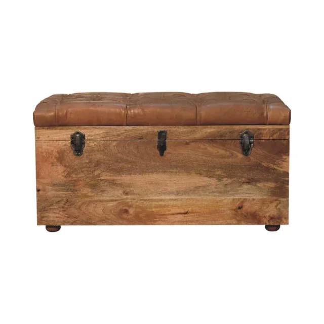 Forma Buffalo Hide Storage Trunk — Natural — alternate view