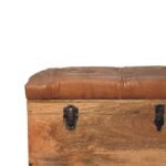Forma Buffalo Hide Storage Trunk — Natural — product photograph