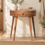 Odis Console Table — Natural — styled interior