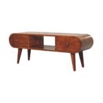 Lunden Media Unit — Chestnut — product photograph