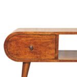 Lunden Media Unit — Chestnut — product photograph