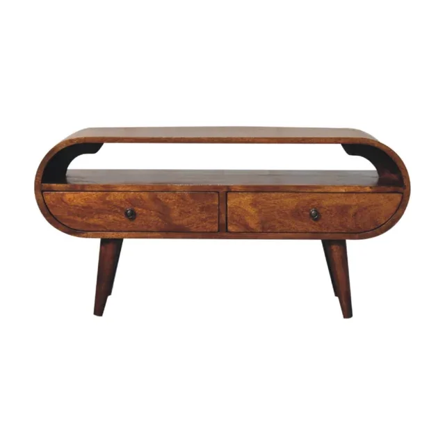 Forma Circular Media Unit — Chestnut — alternate view