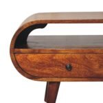 Forma Circular Media Unit — Chestnut — product photograph