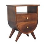 Forma Split Bedside — Chestnut — product photograph