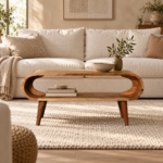 Amaya Compact Coffee Table — Natural — styled interior