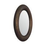 Forma Hammered Round Mirror — product photograph